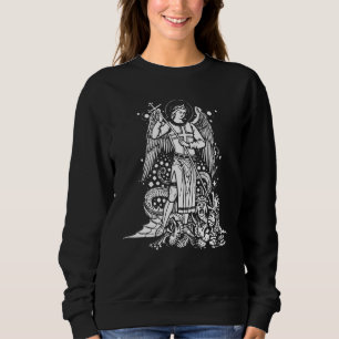 Schwert des heiligen Erzengels Michael Katholische Sweatshirt