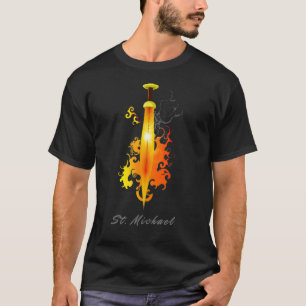 Schwert des heiligen Erzengels Michael Katholische T-Shirt