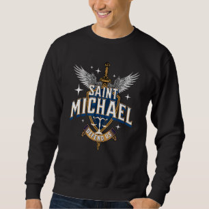 Schwert des Hl. Erzengels Michael Katholischer Eng Sweatshirt