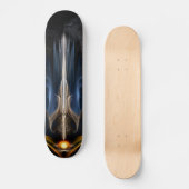 Schwert des leichten Fraktals Skateboard Deck (Vorderseite)