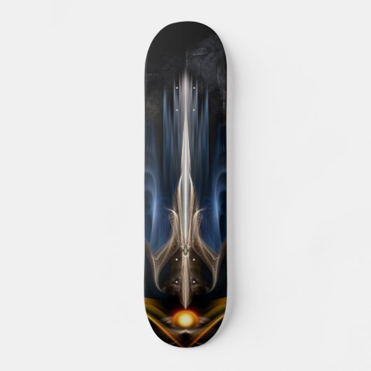 Schwert des leichten Fraktals Skateboard Deck (Vorderseite)