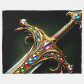 Schwert Fleecedecke (Vorderseite (Horizontal))