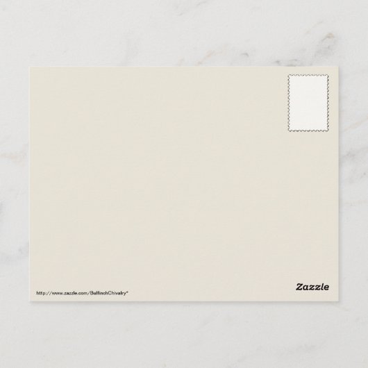 Schwert im Stein Postkarte (Rückseite)