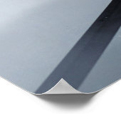 Schwert im Wasser mit Ente Poster (Ecke)