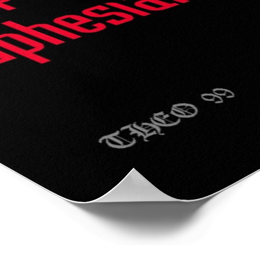 Schwert Poster (Ecke)