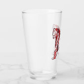 Schwert-Tiger-Getränkeglas Glas (Rechts)