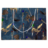 Schwert und Drache Große Geschenktüte (Vorderseite)