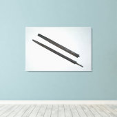 Schwert und Mantel aus La Tene, Schweiz Leinwanddruck (Insitu (Holzboden))