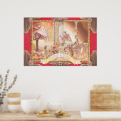 Schwert und Rose Poster (Küche)