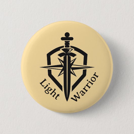 Schwert und Schild des Lichtkriegers  Button (Vorderseite)