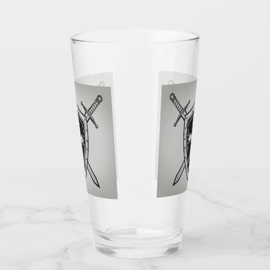 Schwert und Schild Glas (Links)