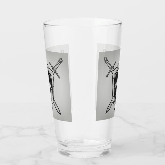 Schwert und Schild Glas (Rechts)