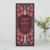 Schwert- und Schildmittelalterliche Fantasie Save Einladung (Stehend Vorderseite)