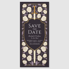 Schwert- und Schildmittelalterliche Fantasie Save Magneteinladung