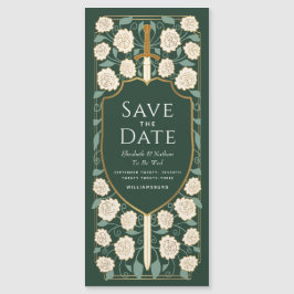 Schwert- und Schildmittelalterliche Fantasie Save Magneteinladung