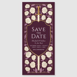 Schwert- und Schildmittelalterliche Fantasie Save Magneteinladung