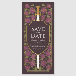 Schwert- und Schildmittelalterliche Fantasie Save  Magneteinladung