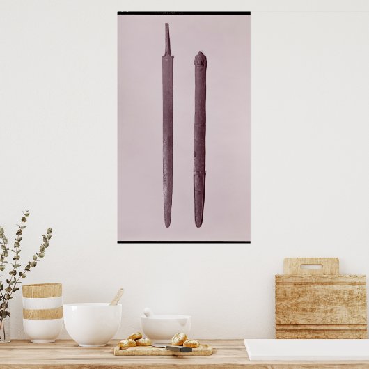 Schwert und Schwert Poster (Küche)