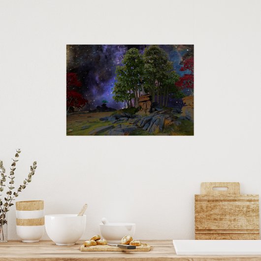 Schwert und Stein Poster (Küche)