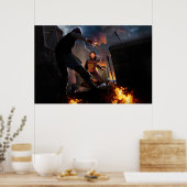 Schwertantin - Mittleres Poster (Küche)