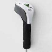 Schwertbillige Darstellung des Kolibris-Cartoon Golf Headcover (angewinkelt)