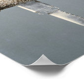 Schwerter: becherter Stromschnellen aus geschältem Poster (Ecke)