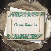 Schwerter Celtic Wedding Dankeskarte