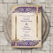 Schwerter Celtic Wedding Einladung