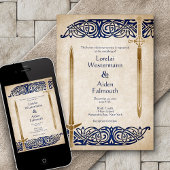 Schwerter Celtic Wedding Einladung