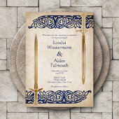 Schwerter Celtic Wedding Einladung