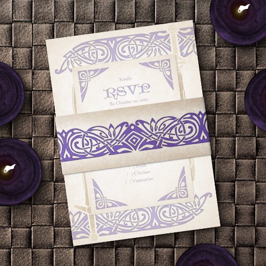 Schwerter Celtic Wedding Einladungsbanderole