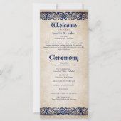 Schwerter Celtic Wedding Program (Vorderseite)