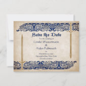 Schwerter Celtic Wedding Save The Date (Vorderseite)