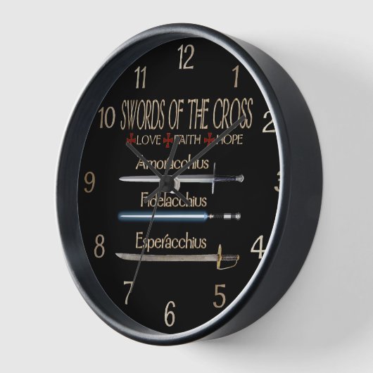 Schwerter der Dresdner Fans Uhr (Winkel)