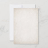 Schwerter Gamer Fantasy Wedding RSVP Karte (Rückseite)