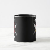 Schwerter in Skull Pirate VATER Tasse (Zentrum)