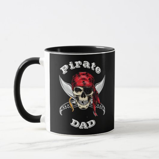 Schwerter in Skull Pirate VATER Tasse (Links)