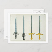 Schwerter, Platte von 'einer Geschichte der Postkarte (Vorne/Hinten)