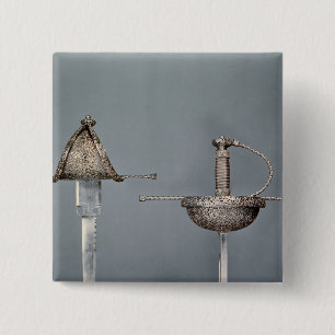 Schwerter: Schale-hilted Rapier des gemeißelten Button