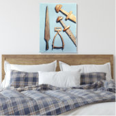 Schwerter, Treppe und Speere Leinwanddruck (Insitu (Schlafzimmer))