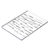 Schwerter und mittelalterliche Waffen Notizblock (Linke Seite)