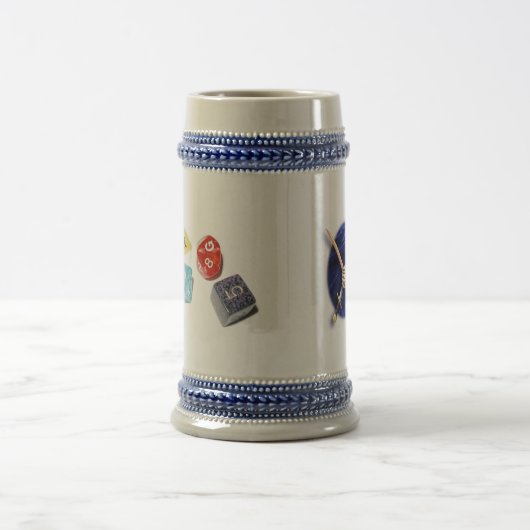 Schwerter von Sunndi Stein Bierglas (Mittel)