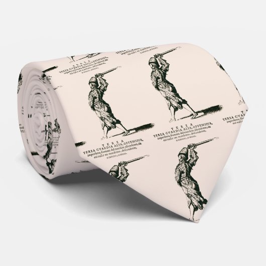 Schwertfechter-Krawatte Krawatte (Gerollt)