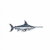 Schwertfisch Aufkleber (Vorderseite)