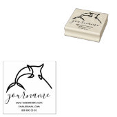 Schwertfisch Gummistempel (Stempel)