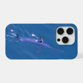 Schwertfisch iPhone Hülle (Rückseite (Horizontal))