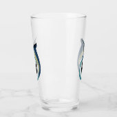 Schwertfisch Jumping Monogram Glas (Links)