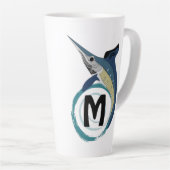 Schwertfisch Jumping Monogram Milchtasse (Rechte Ecke)