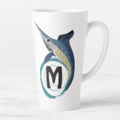 Schwertfisch Jumping Monogram Milchtasse (Rechts)