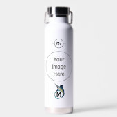 Schwertfisch Jumping Monogram Trinkflasche (Vorne)